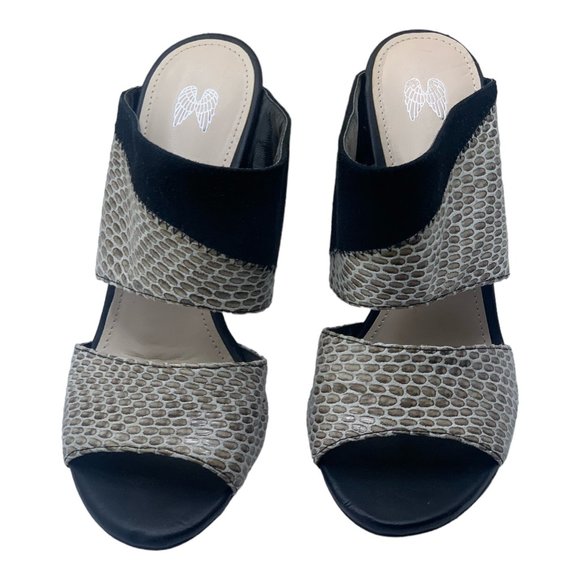 Victoria's Secret Womens Animal Snake Print Wedges Shoes Size 6B - Picture 1 of 4